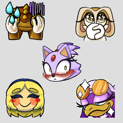 Sonic Girls Emotes Sonic Girls Emotes