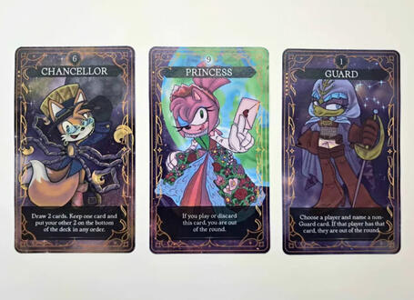 Final Card Design Layout by Jessie, art by me